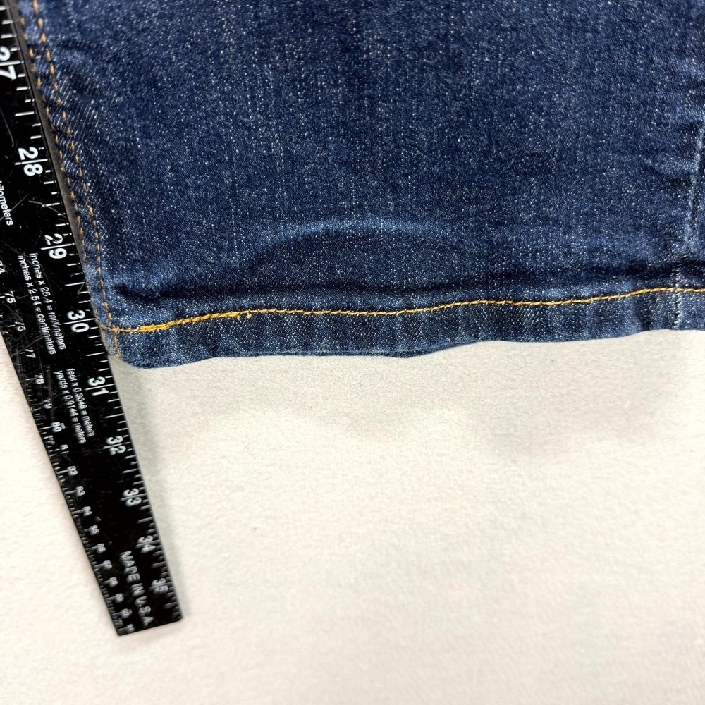Levi's 559 Jeans Mens 42x32 Blue Denim Dark Wash Stretch Red Tab Straight Wide - Picture 10 of 15